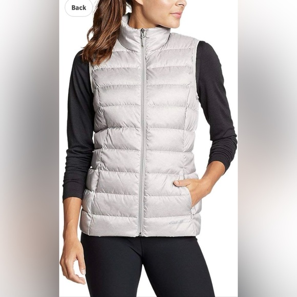 Eddie Bauer Jackets & Blazers - Eddie Bauer Women's CirrusLite Down Vest, Lt Gray Regular L